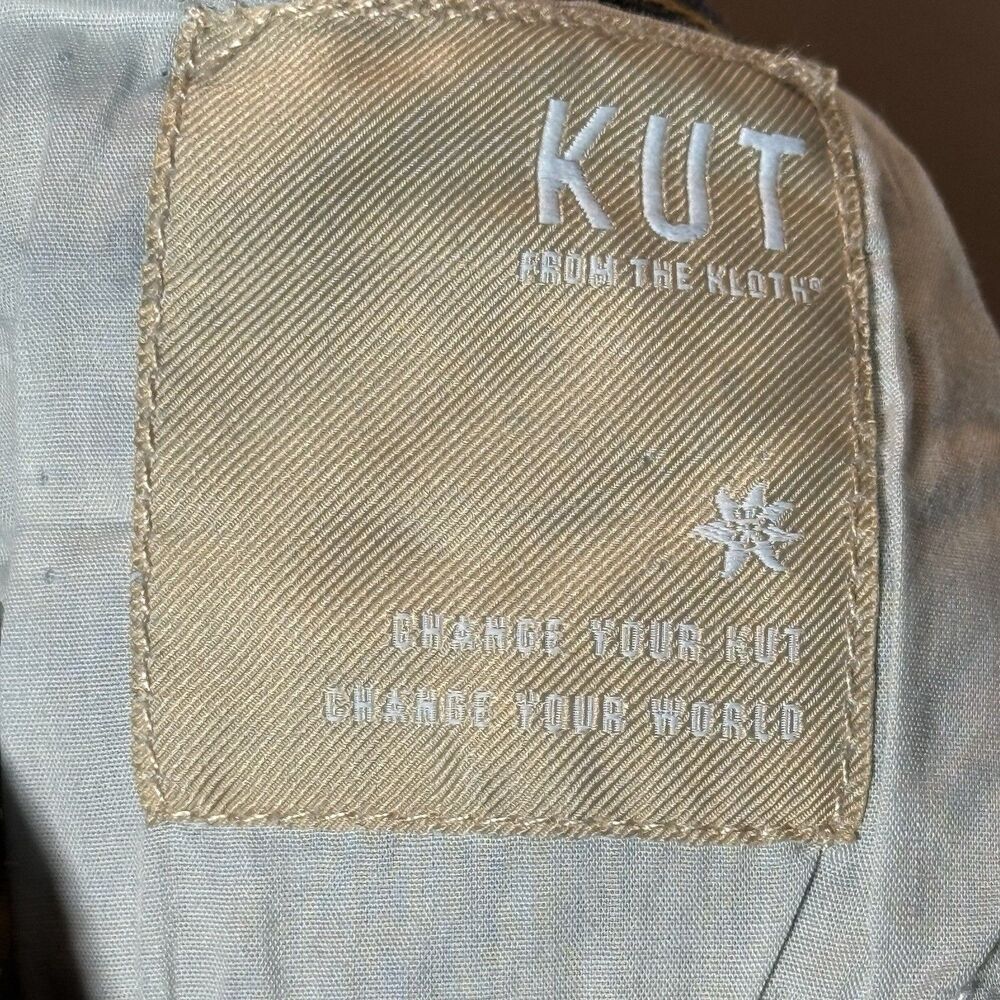 Kut From the Kloth Women's Catherine Boyfriend Cut Blue Denim Jeans Size 10 - Picture 12 of 16